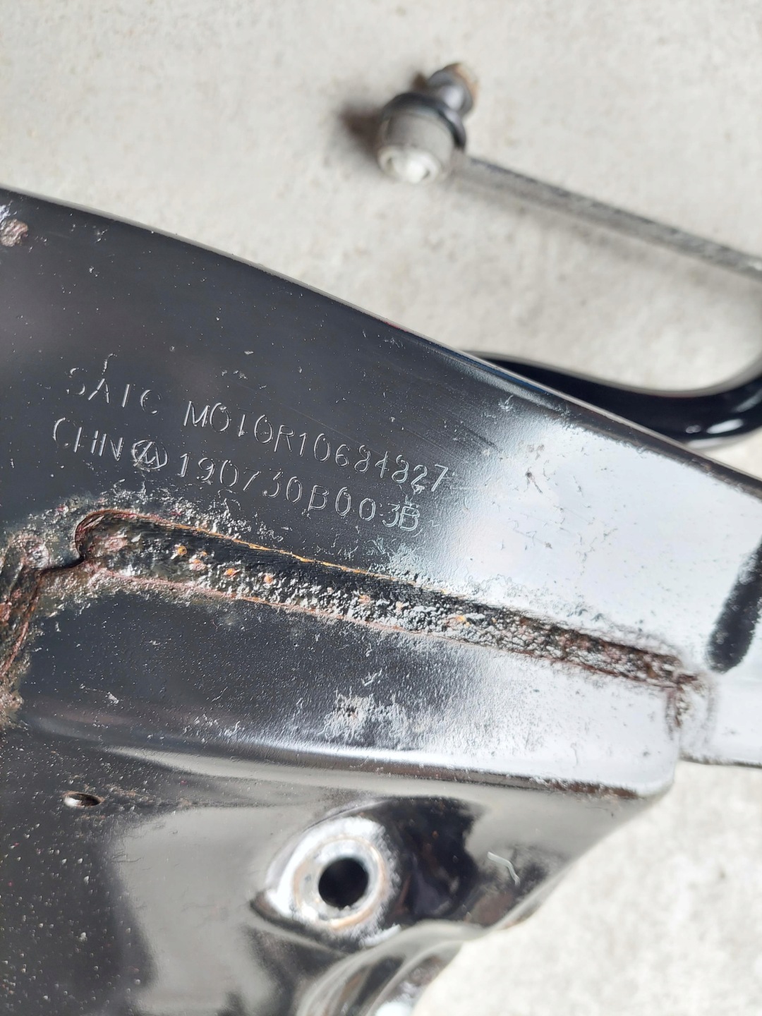 axle beam front subframe suspension beam front MG HS and 1.5 T TGI