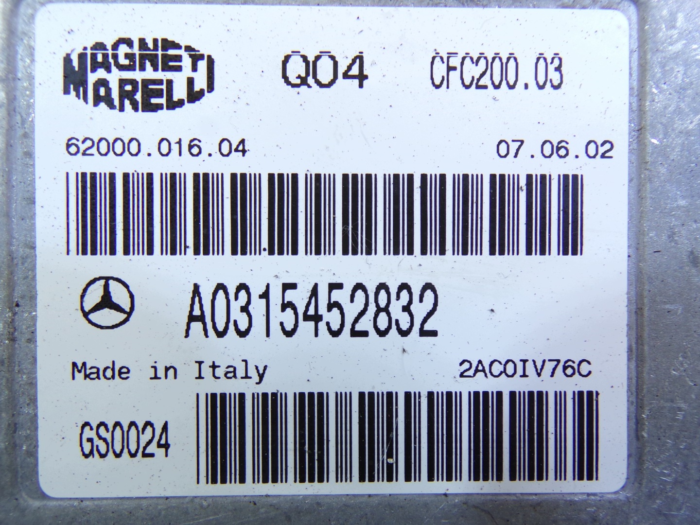 Bedienteil Getriebe getriebe MERCEDES W203 A0315452832 Q04