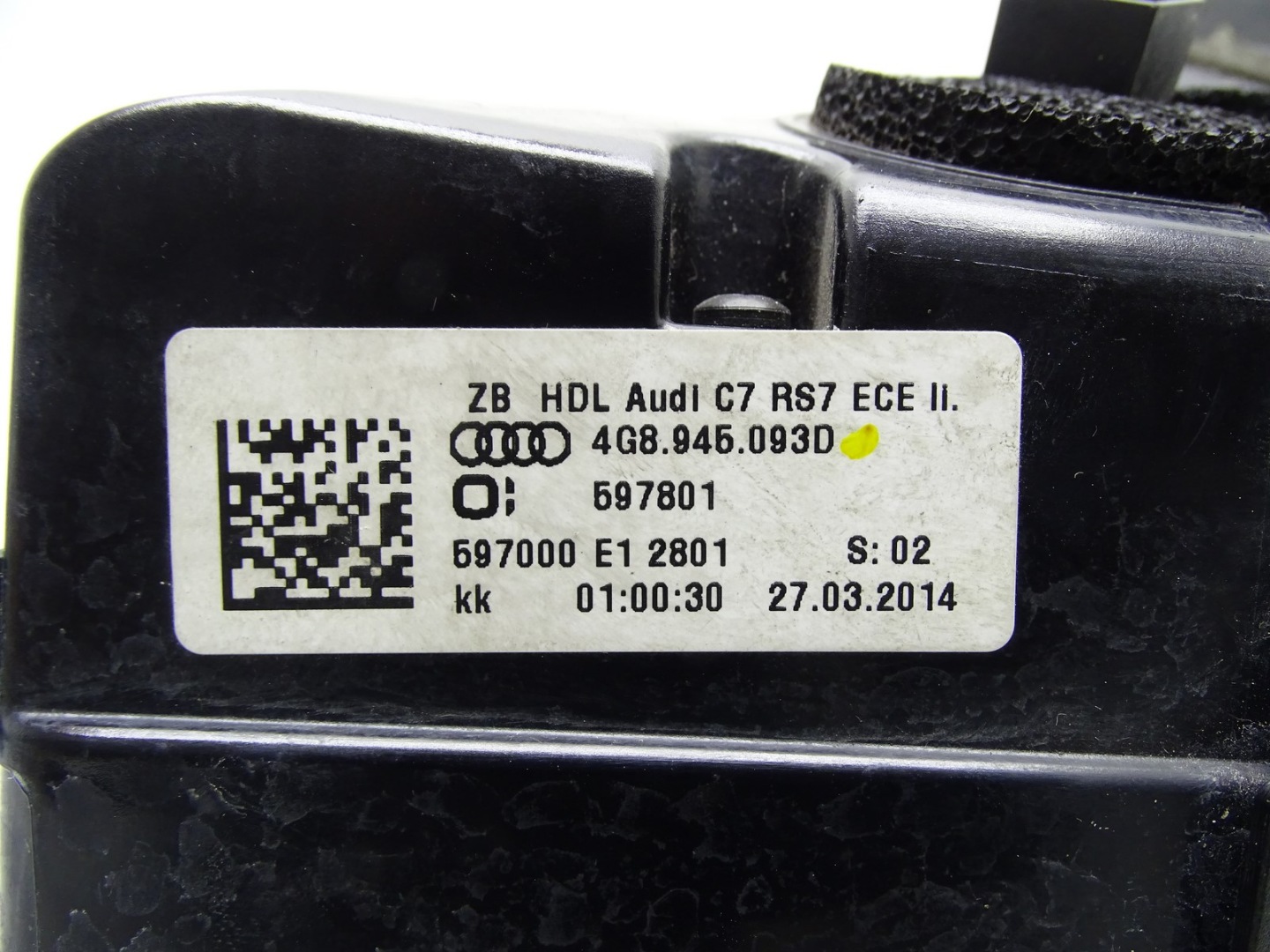 light left rear part left rear LED AUDI RS7 4G 4G8945093D