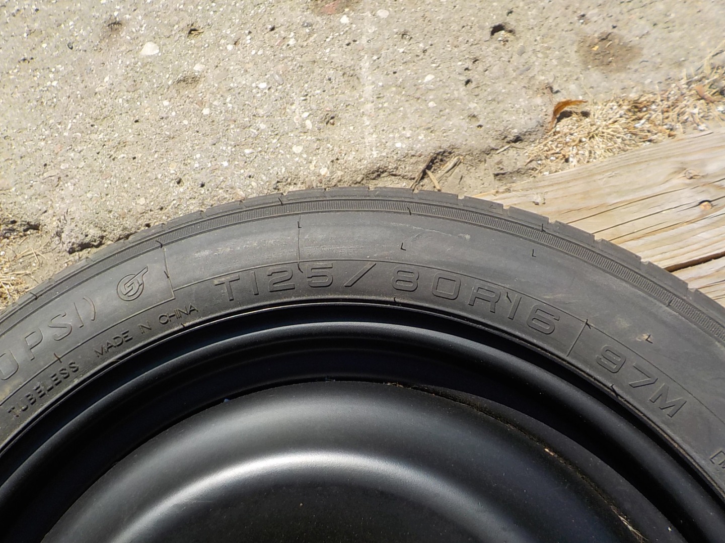 FORD C-MAX II Roue de secours R15 5x108 125/80/16