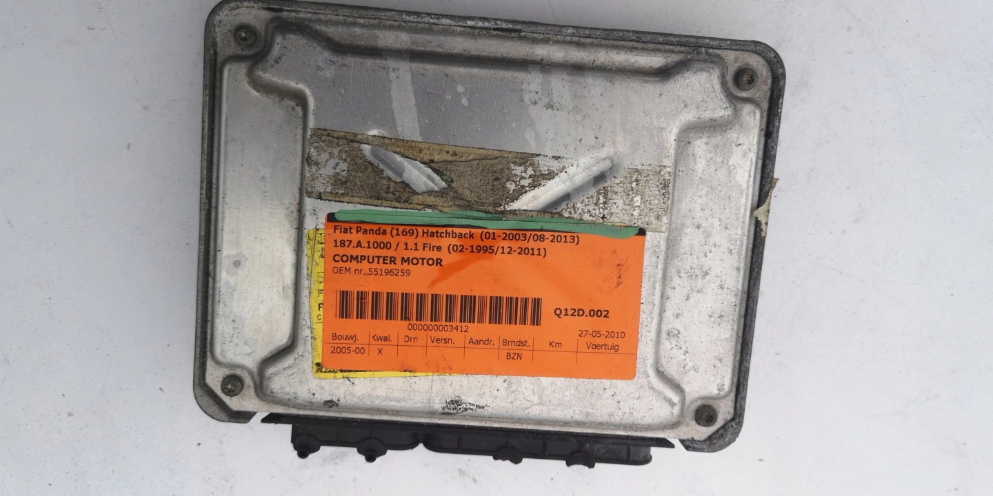 FIAT PANDA 1.1B 55196259 61601.123.01 Computer ECU