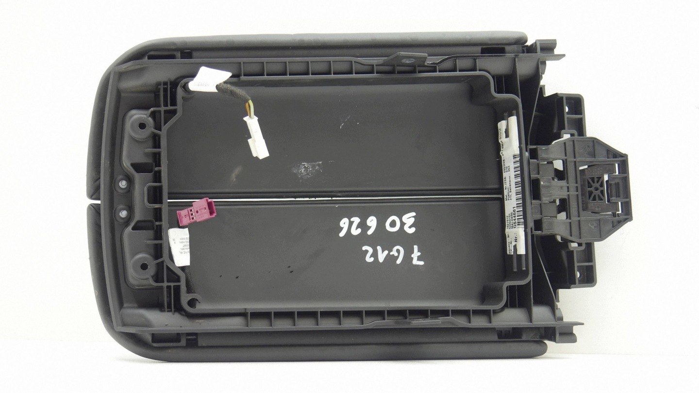 armrest TUNELU central black leather BMW 7 G11 G12 6993228