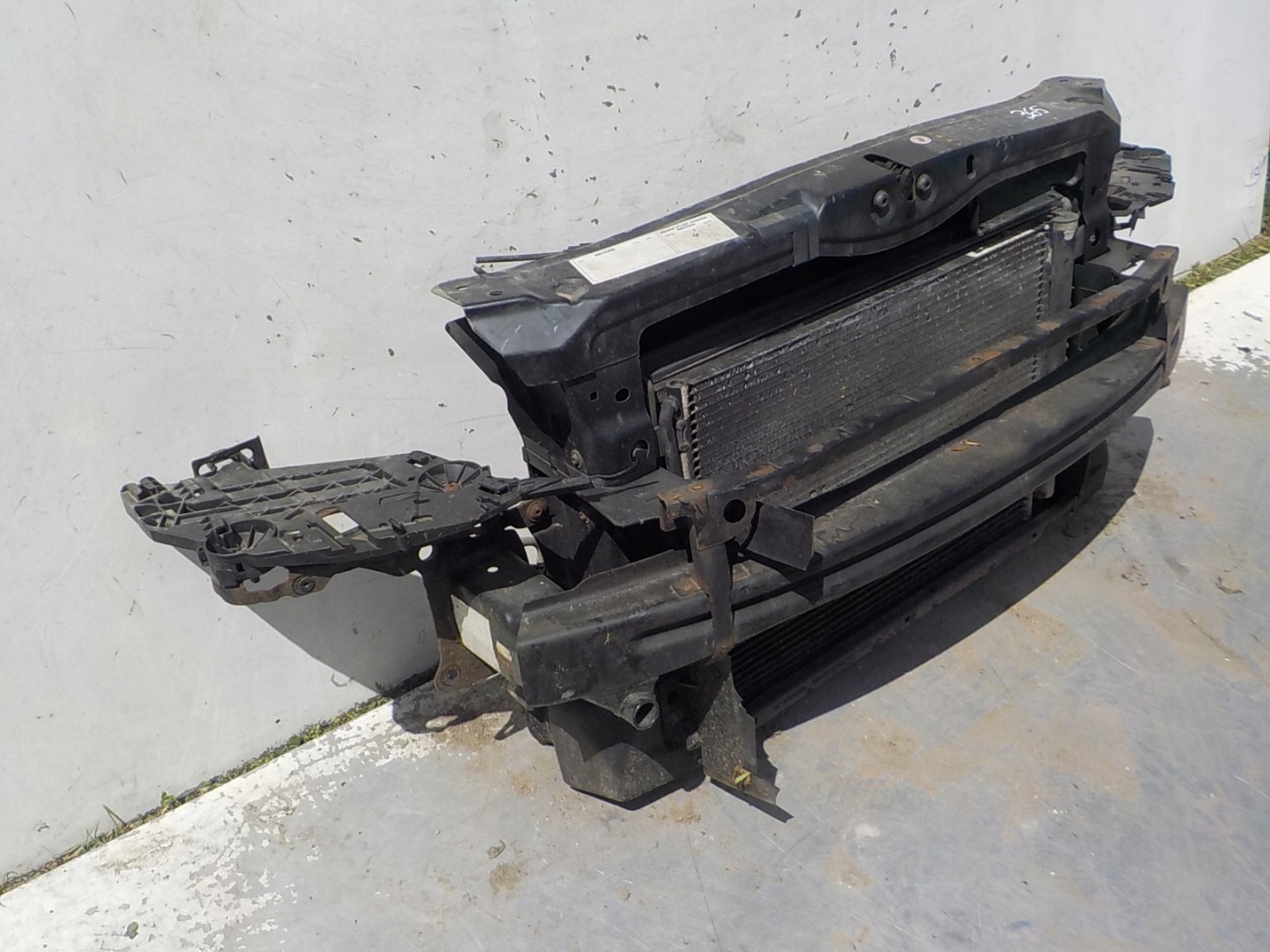 365 SKODA OCTAVIA II LIFT 04-13 1.6 TDI support panel for radiators sider radiator