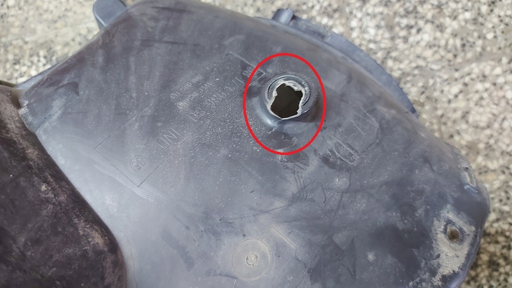mudguard right front COMBO BERLINGO RIFTER PROACE CITY 18