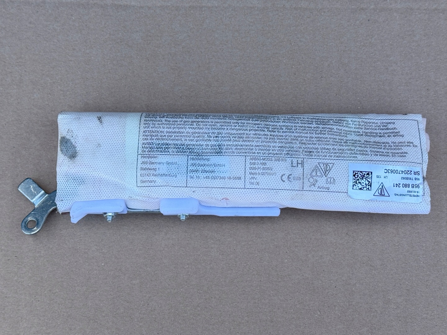 PORSCHE MACAN 2014-2026 airbag seat left front original 95B880241