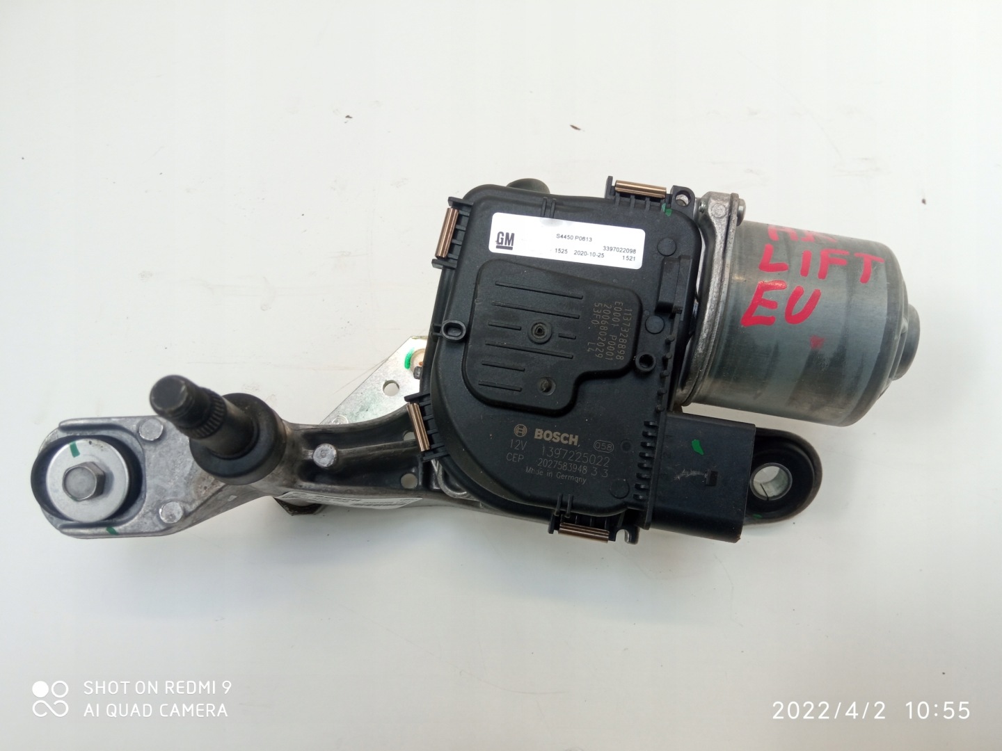 OPEL ASTRA K LIFT Wischergsetänge rechts EU