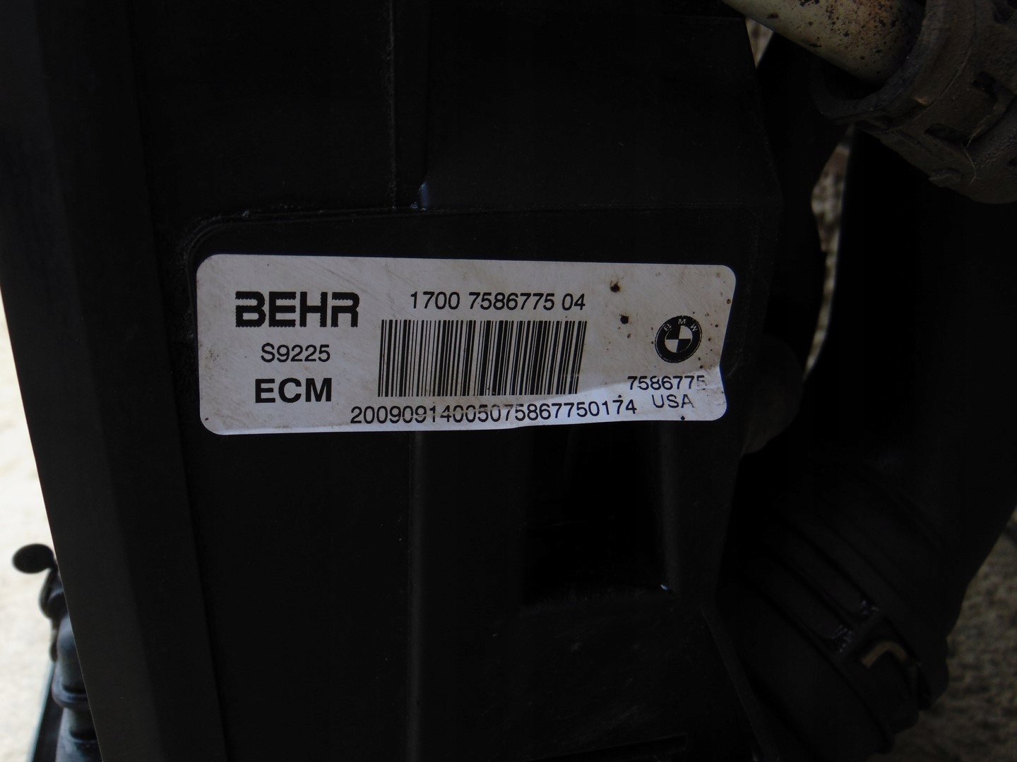 chladiče ventilátor KOMPLET chladiče BMW X5 E70 3.0D N57