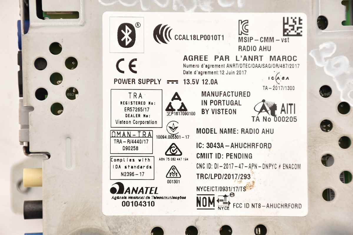 radio navigation * FORD TRANSIT CONNECT KT1T18D832BT