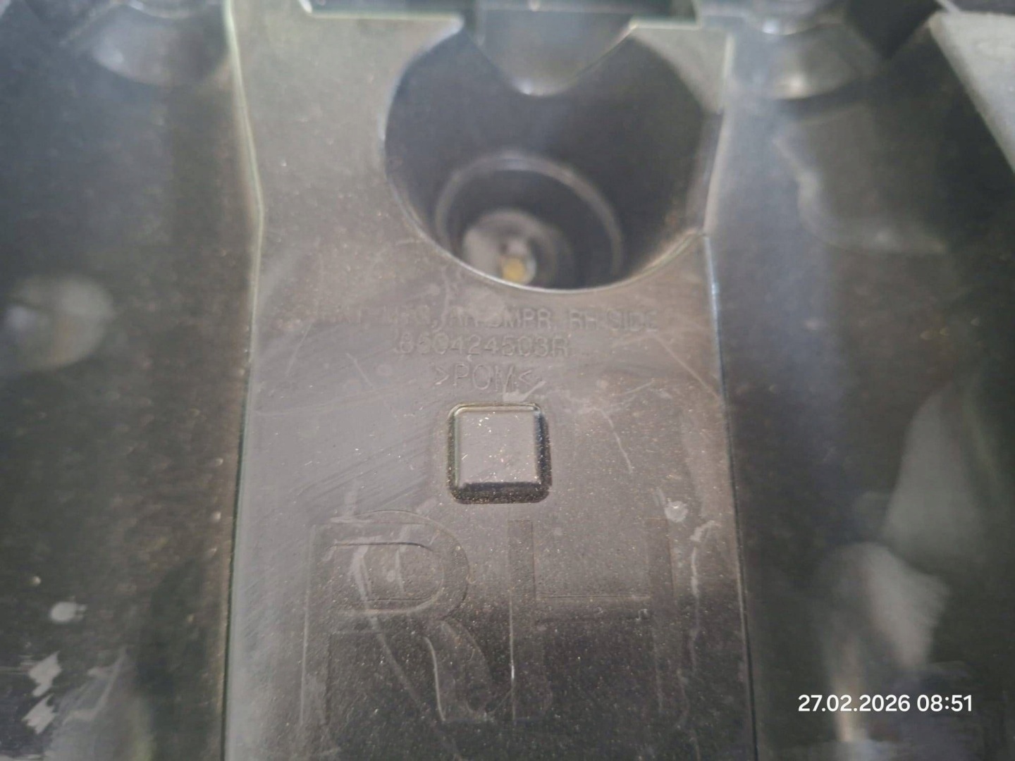 bumper bracket rear part side right Renault Arkana 850424503R