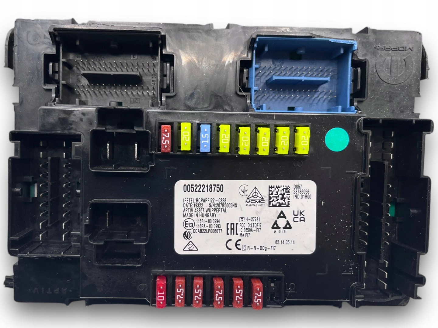 FIAT TIPO II Module fusibles Module BSI 00522218750