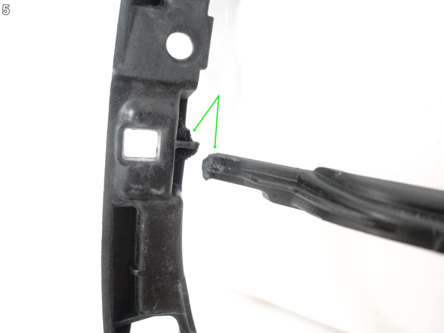 PORSCHE MACAN 95B LIFT 19- support holder KRATKI W bumper front left original