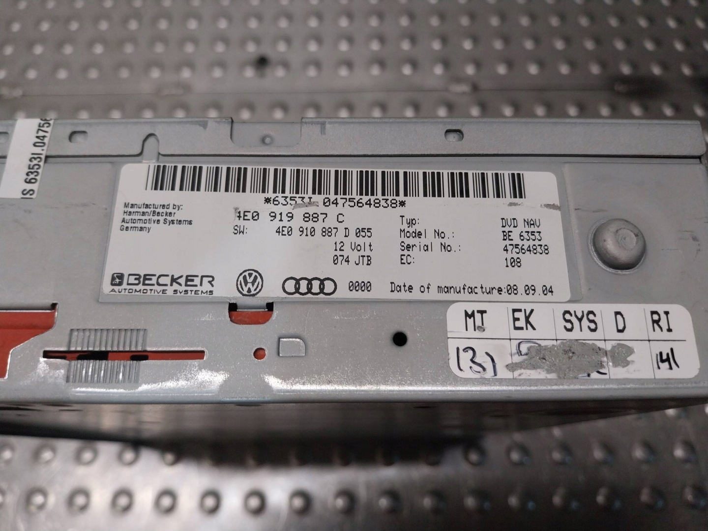 player navigation devices DVD 4E0919887D AUDI A4 B8 A5 8T A6 C6 A8 D3 Q7 4L