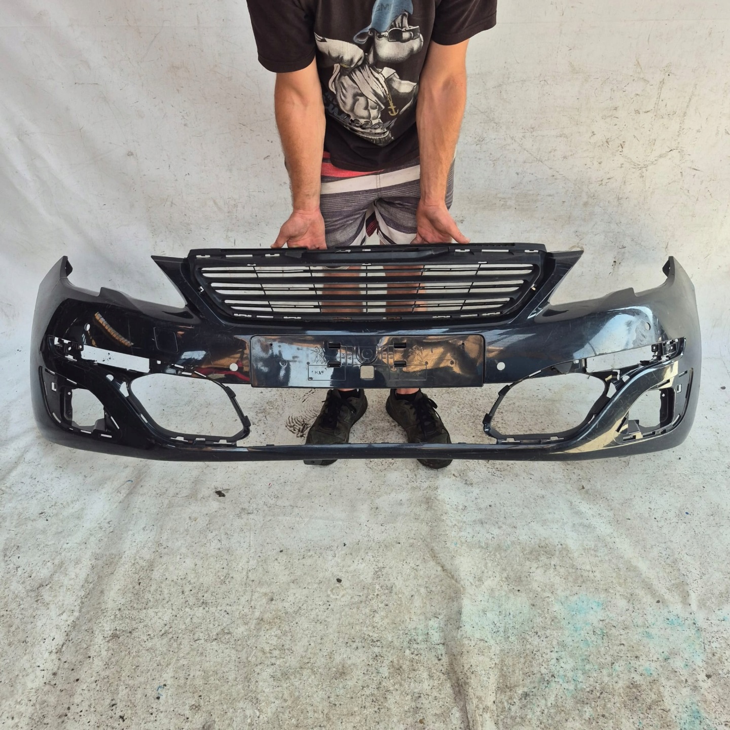 PEUGEOT 308 II 2 13-17 bumper front front PDC