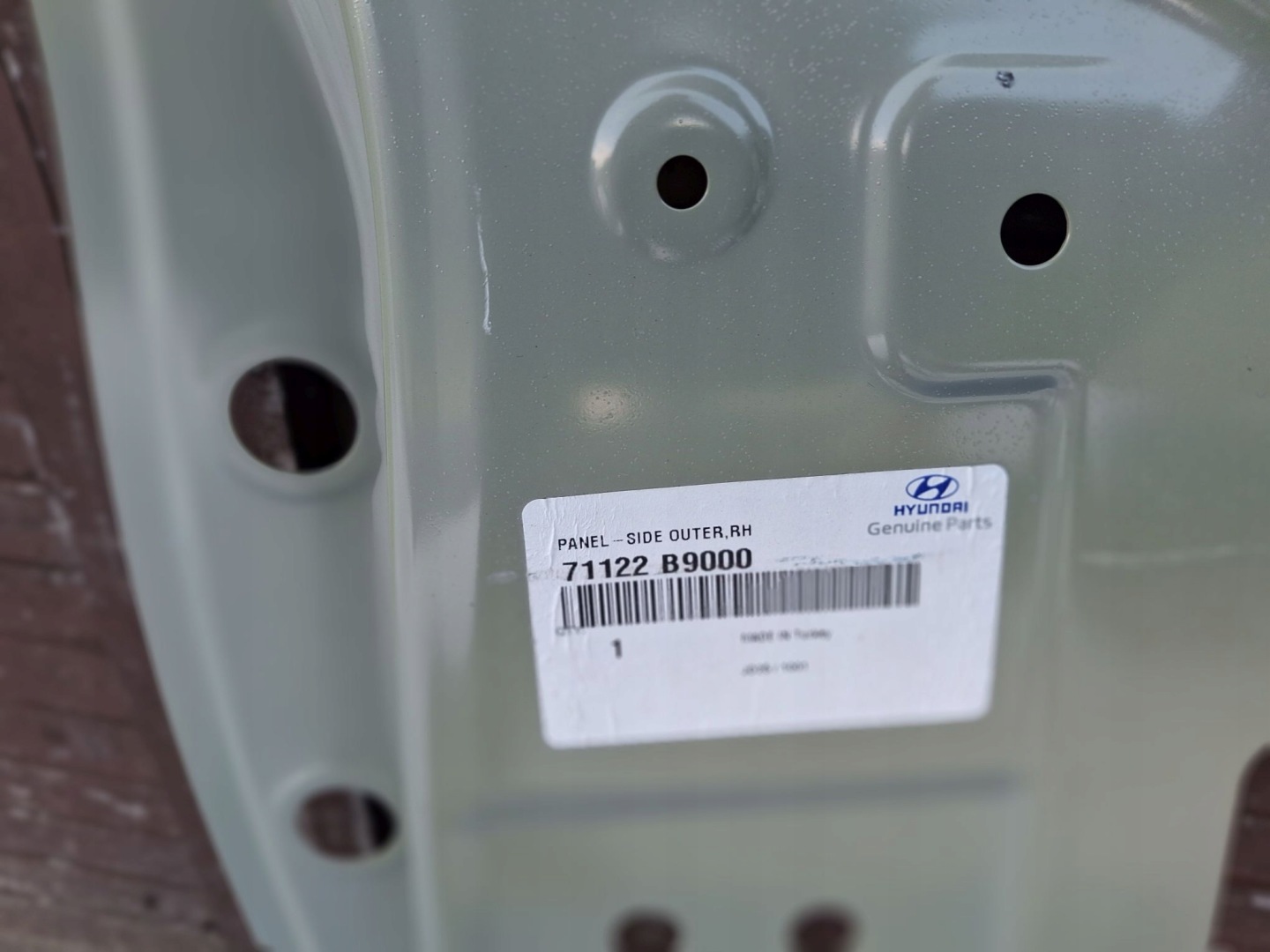 side right pillar HYUNDAI I10 II 2013R->