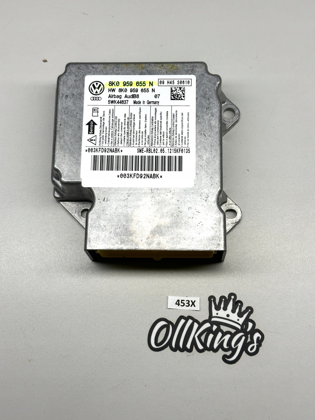 AUDI A4 B8 A5 8T LIFT modulo airbag SENSOR airbag 8K0959655N