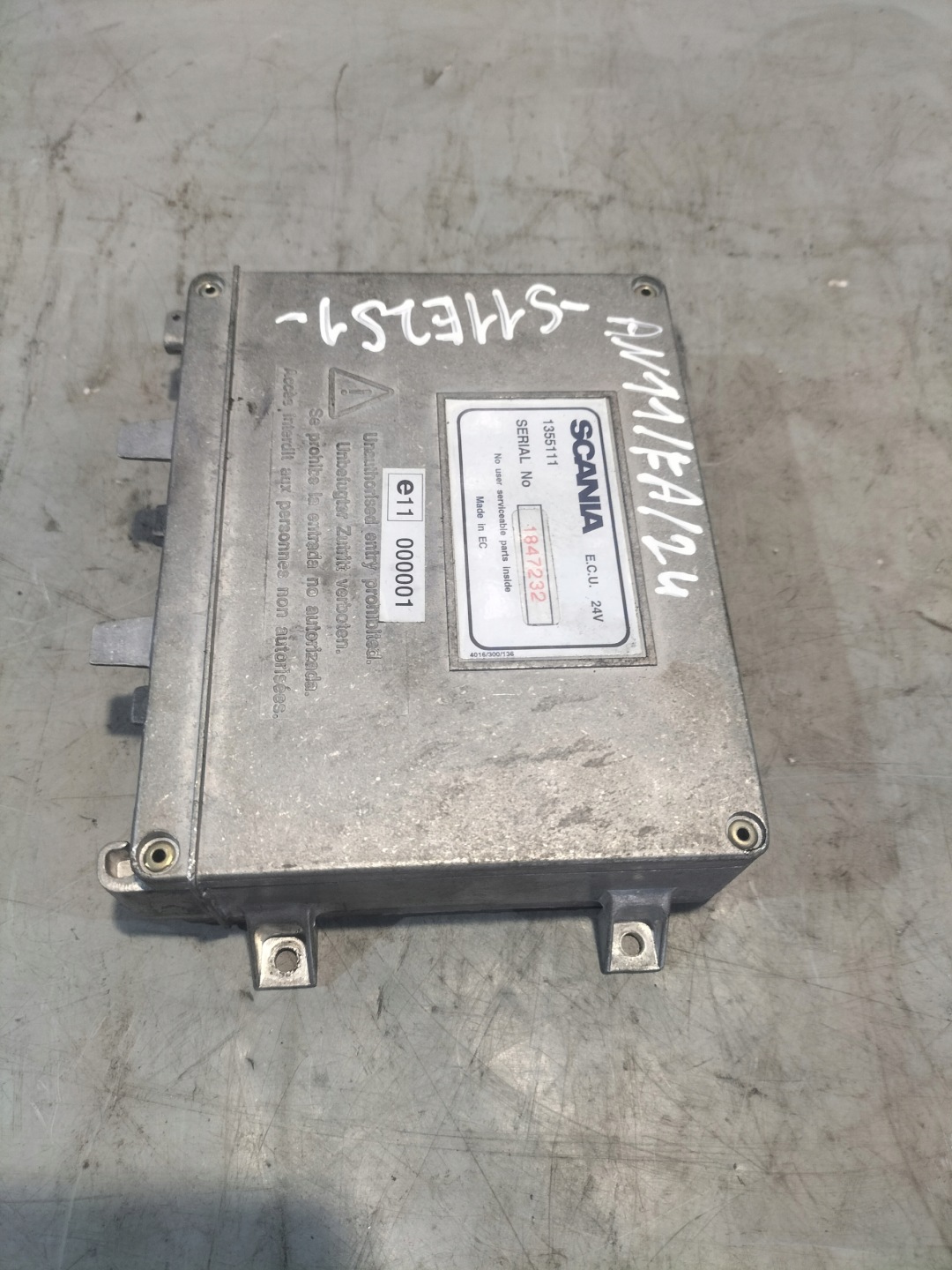Centralina ECU Scania 1355111