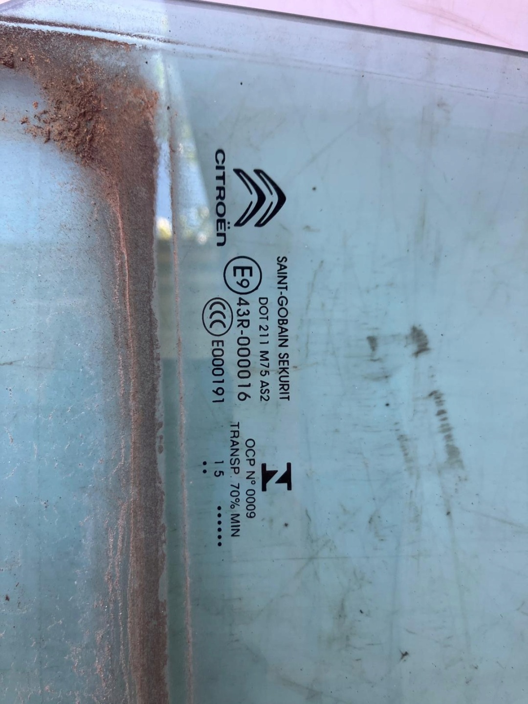 window door left rear part C4 GRAND PICASSO II 15R