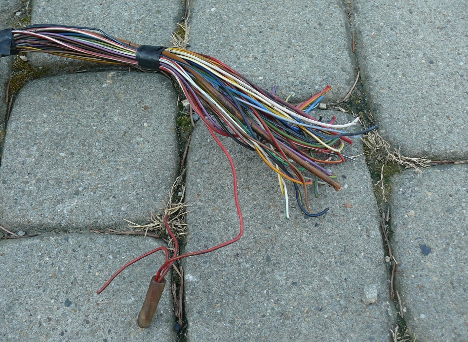 bundle wiring electrical door left front AUDI A8 D2 94-98 EUROPA