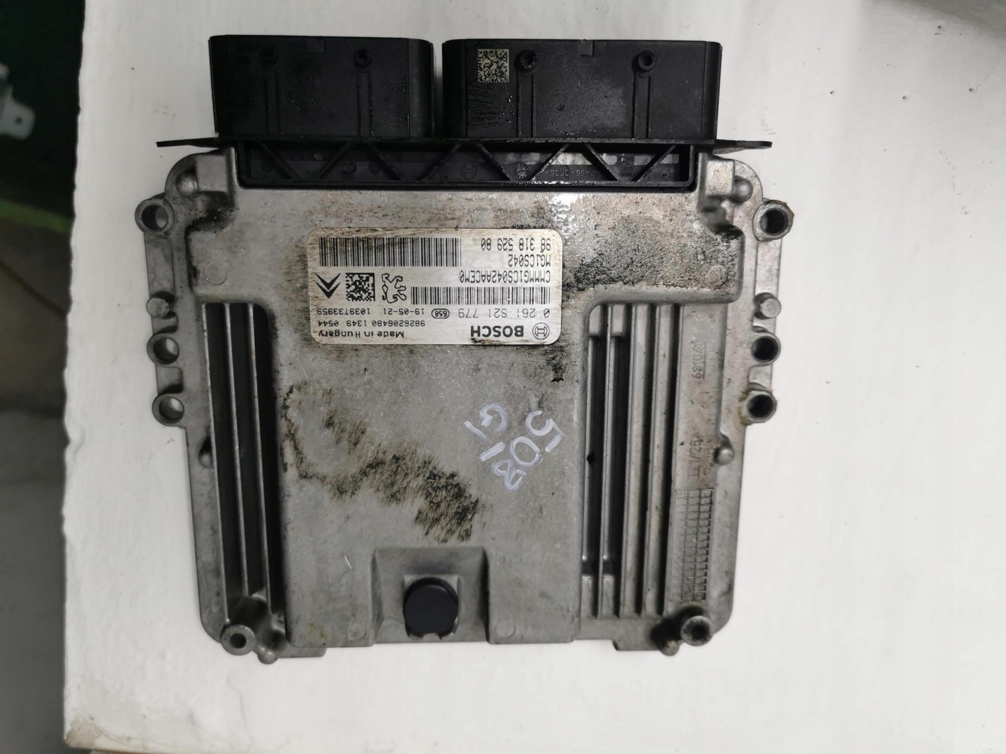 control unit computer of the engine PEUGEOT 508 II GT 1.6 THP 9831852980