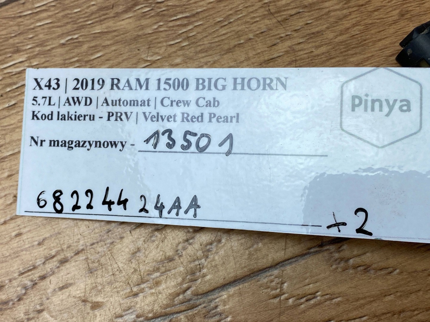 Sonda lambda Ram 1500 DT 2019+