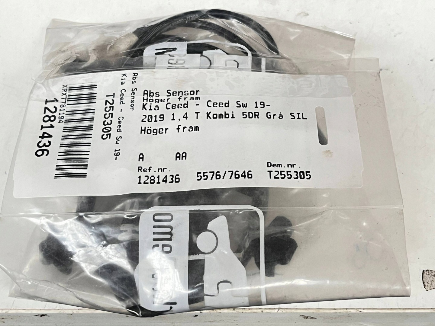 sensor ABS front right front KIA CEED 59830J7300 original @A