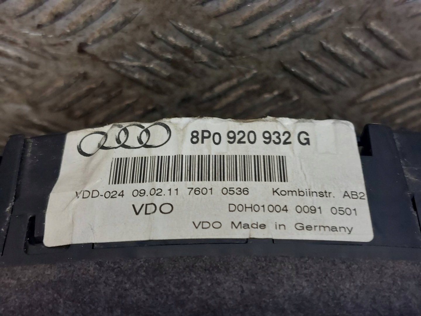 ZESTAW STARTOWY AUDI A3 8P 2.0 TDI 03L906018AH