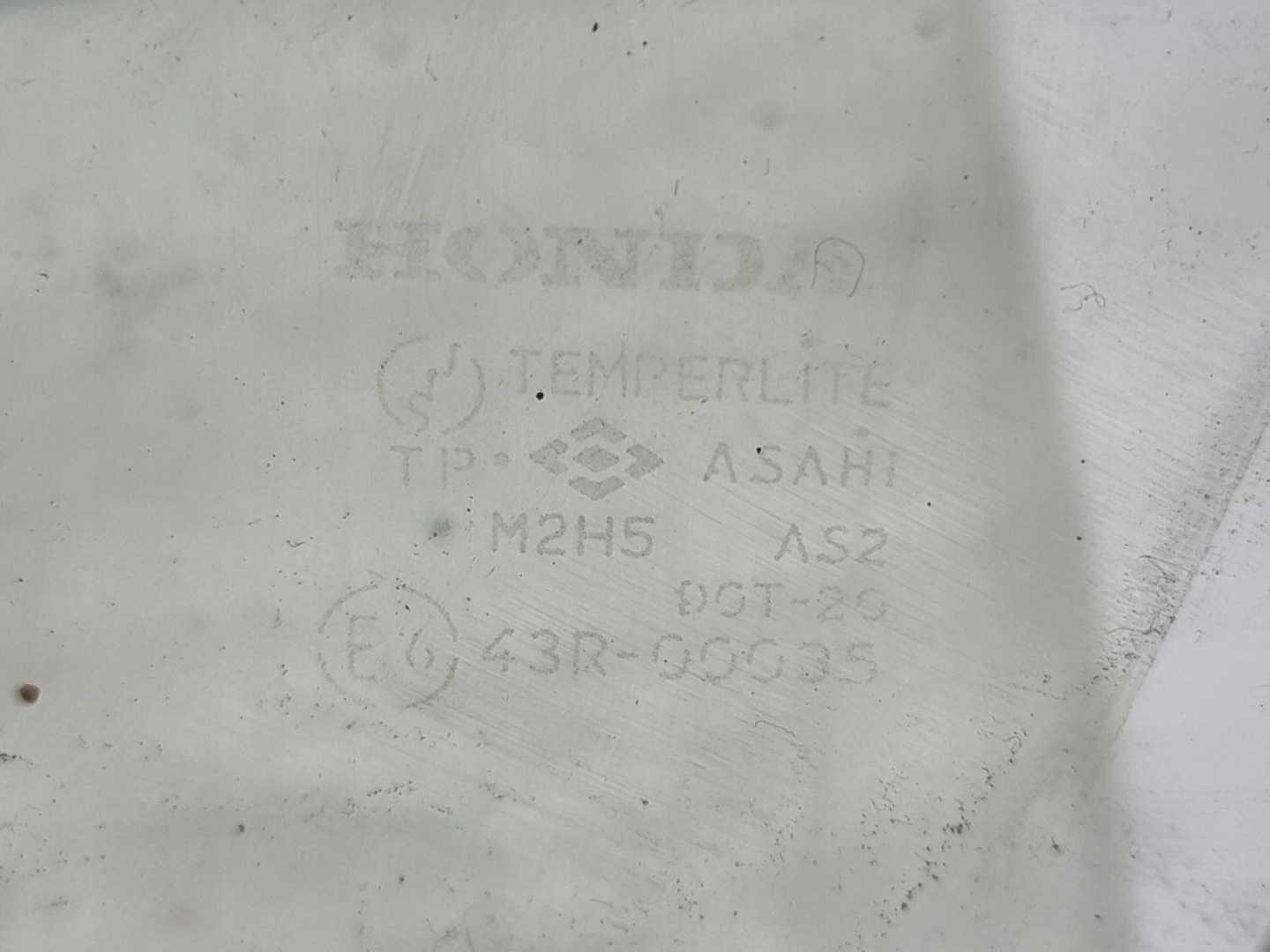 window left front HONDA ACCORD VII