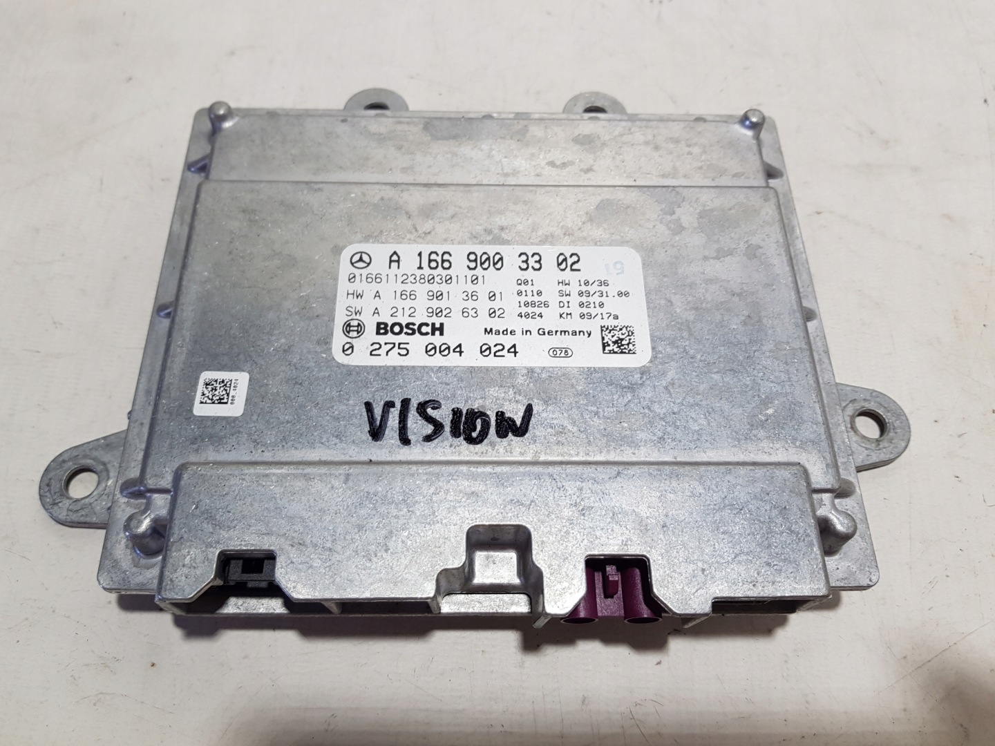 module control unit NIGHT VISION MERCEDES ML GL W166 A1669003302