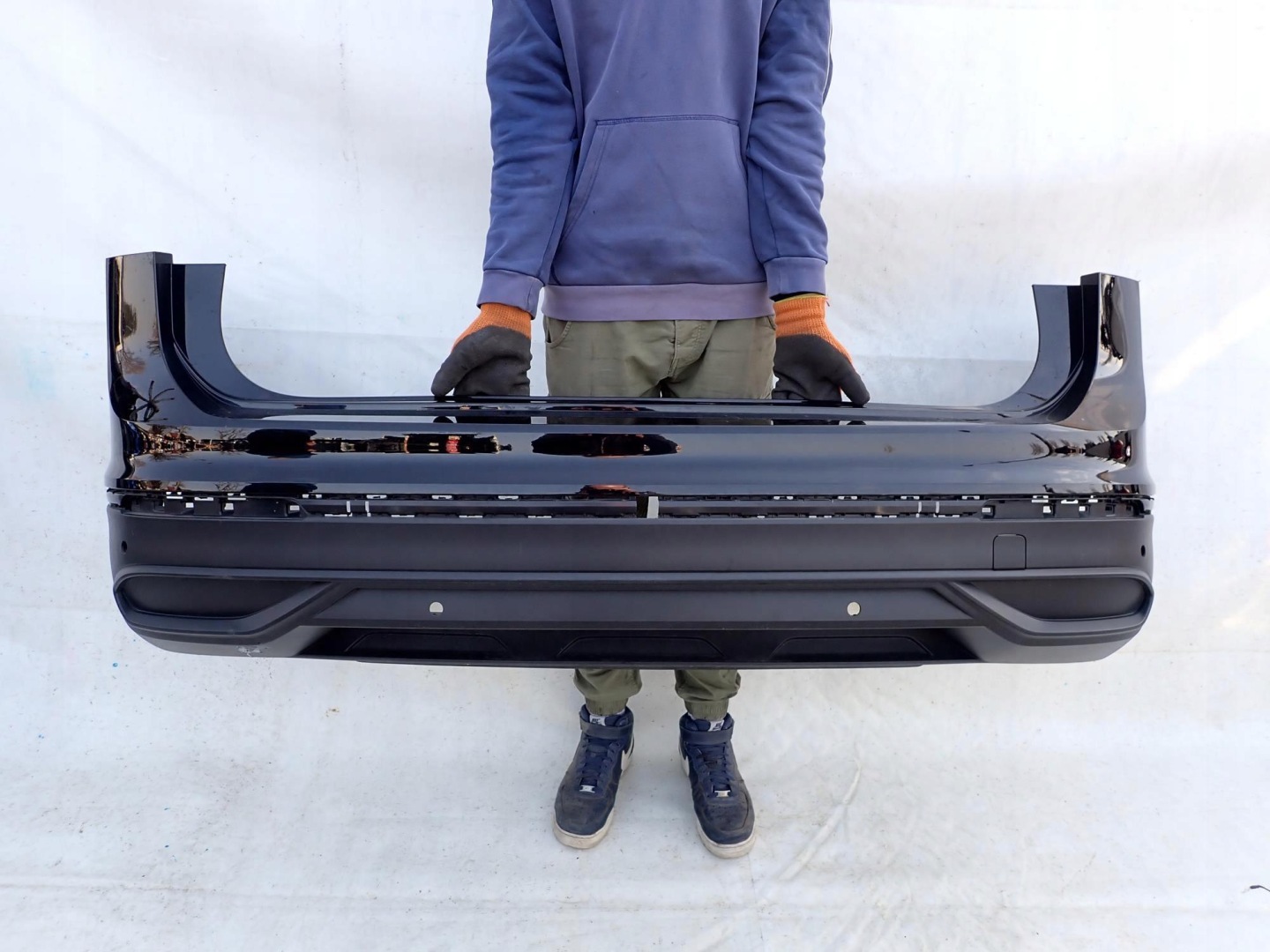 VW TIGUAN II 2 LIFT 20- bumper rear part rear 4XPDC