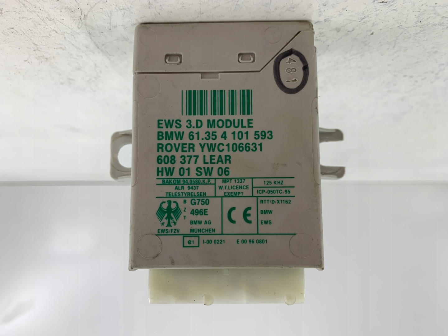 BMW E36 bedienteil modul EW 4101593