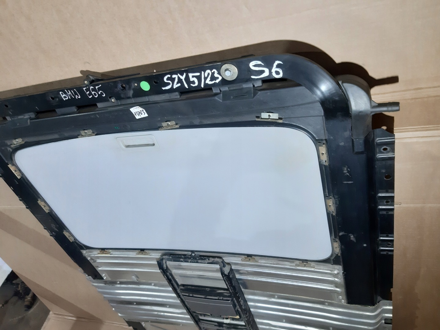 BMW E65 Schiebedach dach SZKLANY ohne SILNICZKA
