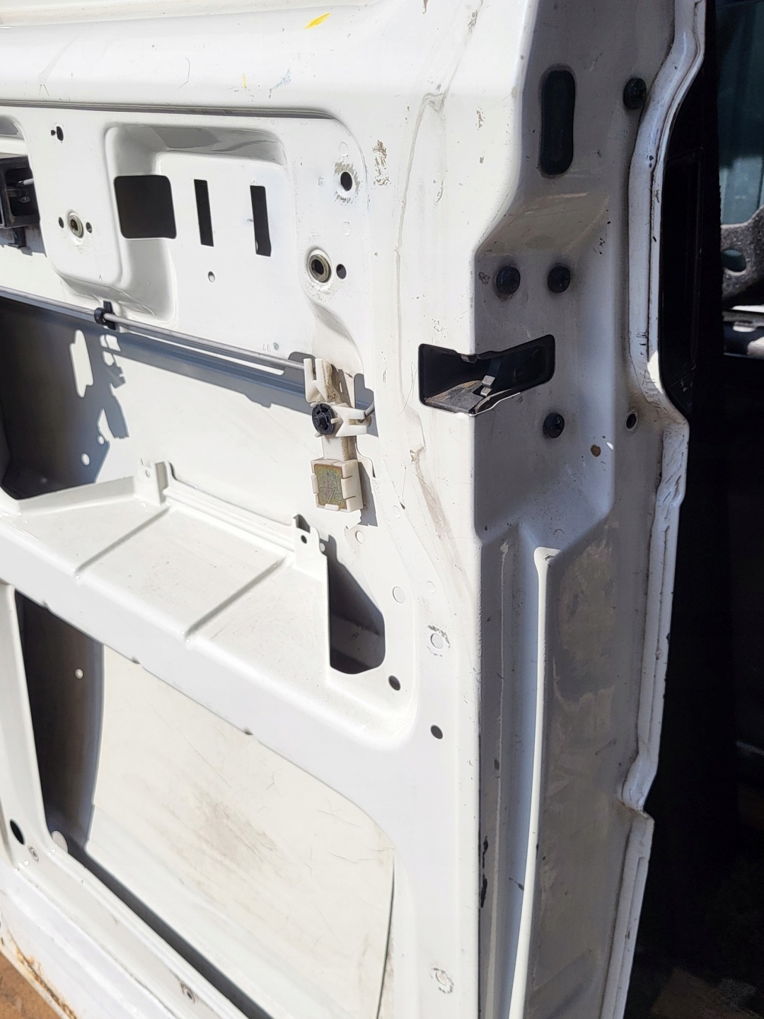 door complete right rear. window lock VW TRANSPORTER T4 DOKA OE BIALE