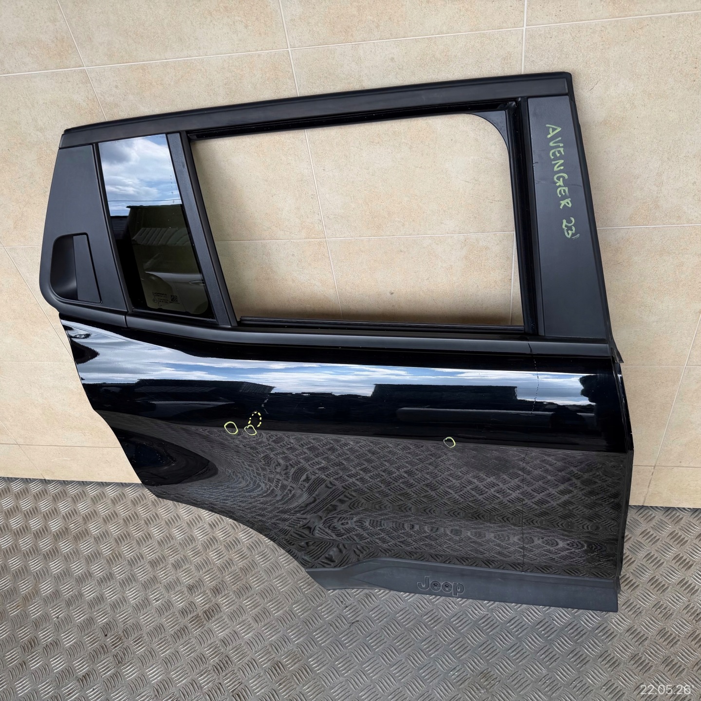 door complete rear. right JEEP AVENGER 2023 ROK
