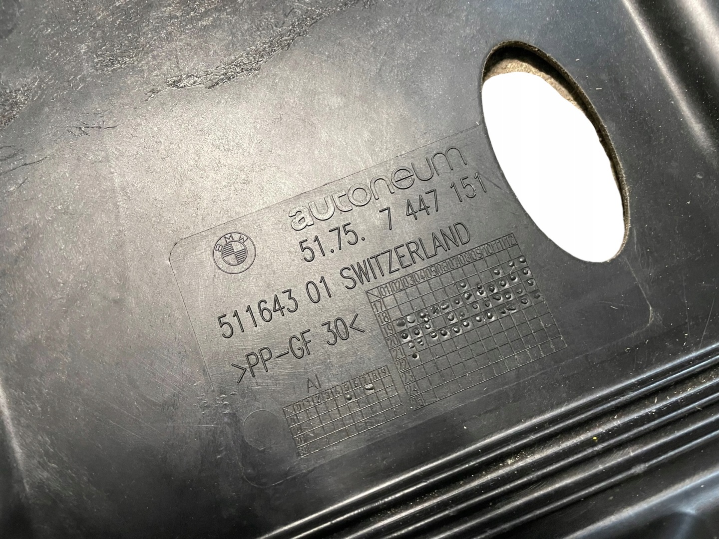 cover chassis central BMW 4 G26 IDEAL