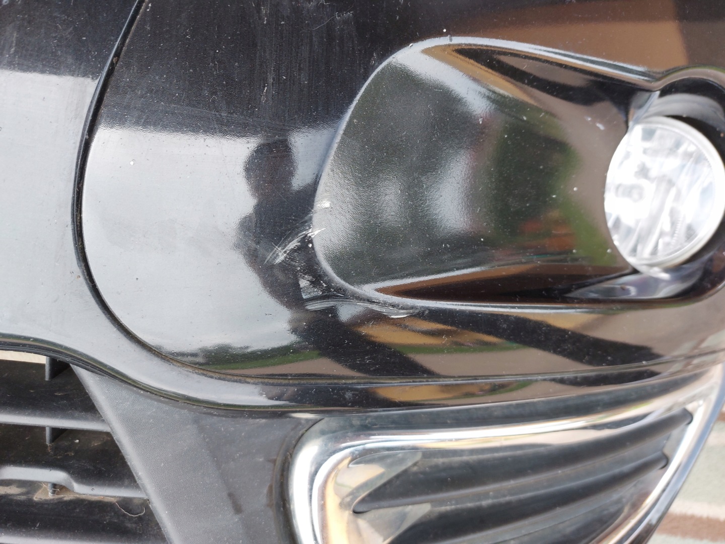 bumper front CITROEN C3 PICASSO 08-12r black