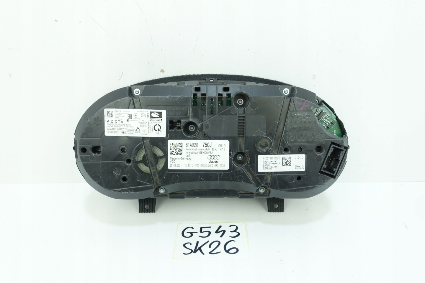 AUDI Q2 81A 2016- dials dials 81A920750J
