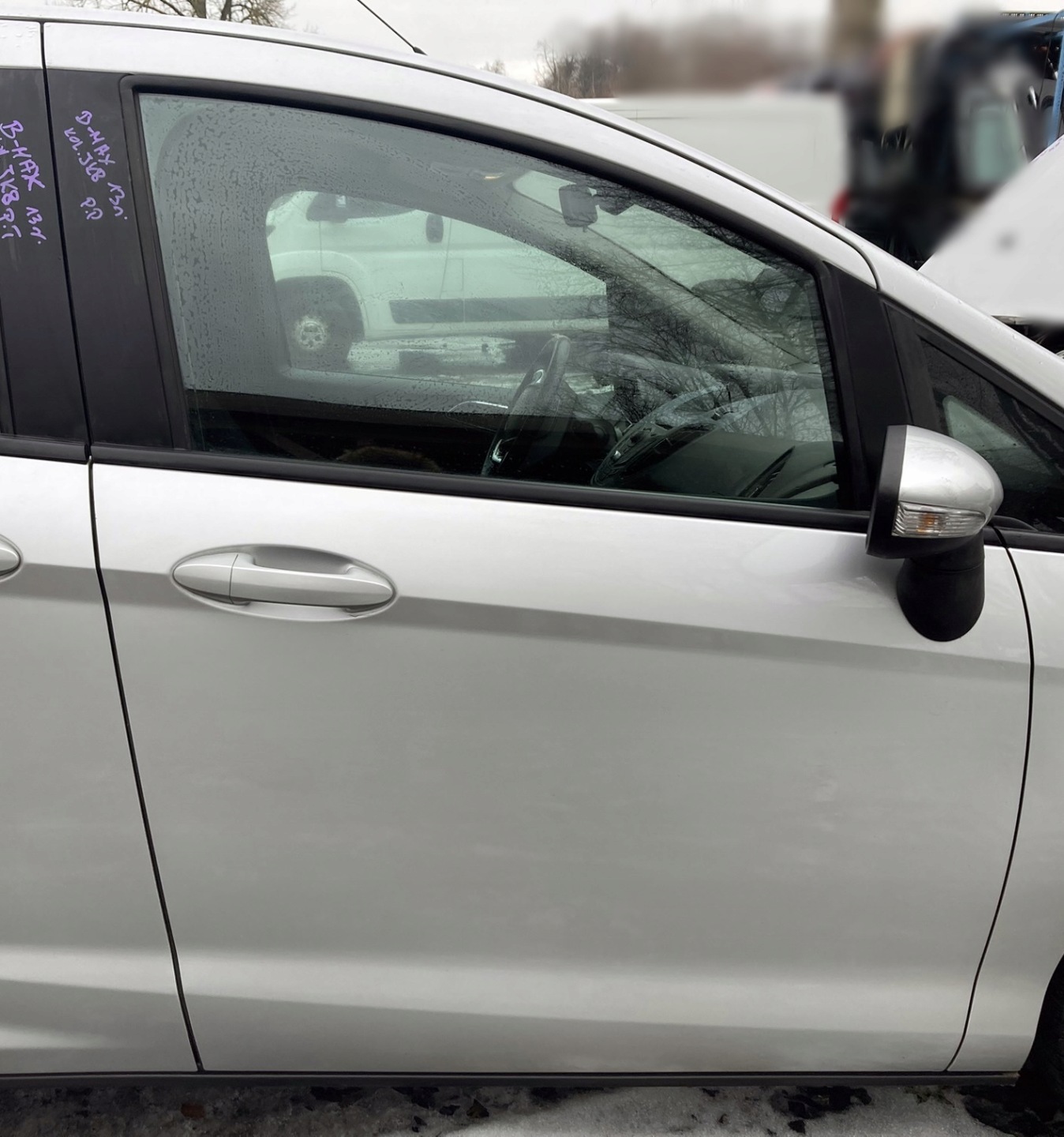 FORD B-MAX 13R door right front JK8 silver nice KMPL