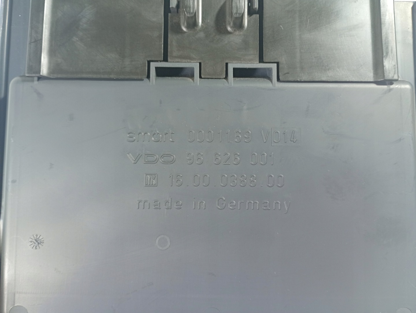 Smart Fortwo 450 01-07 Handschuhfach Abdeckung, Hutablage konsole OE 0001169
