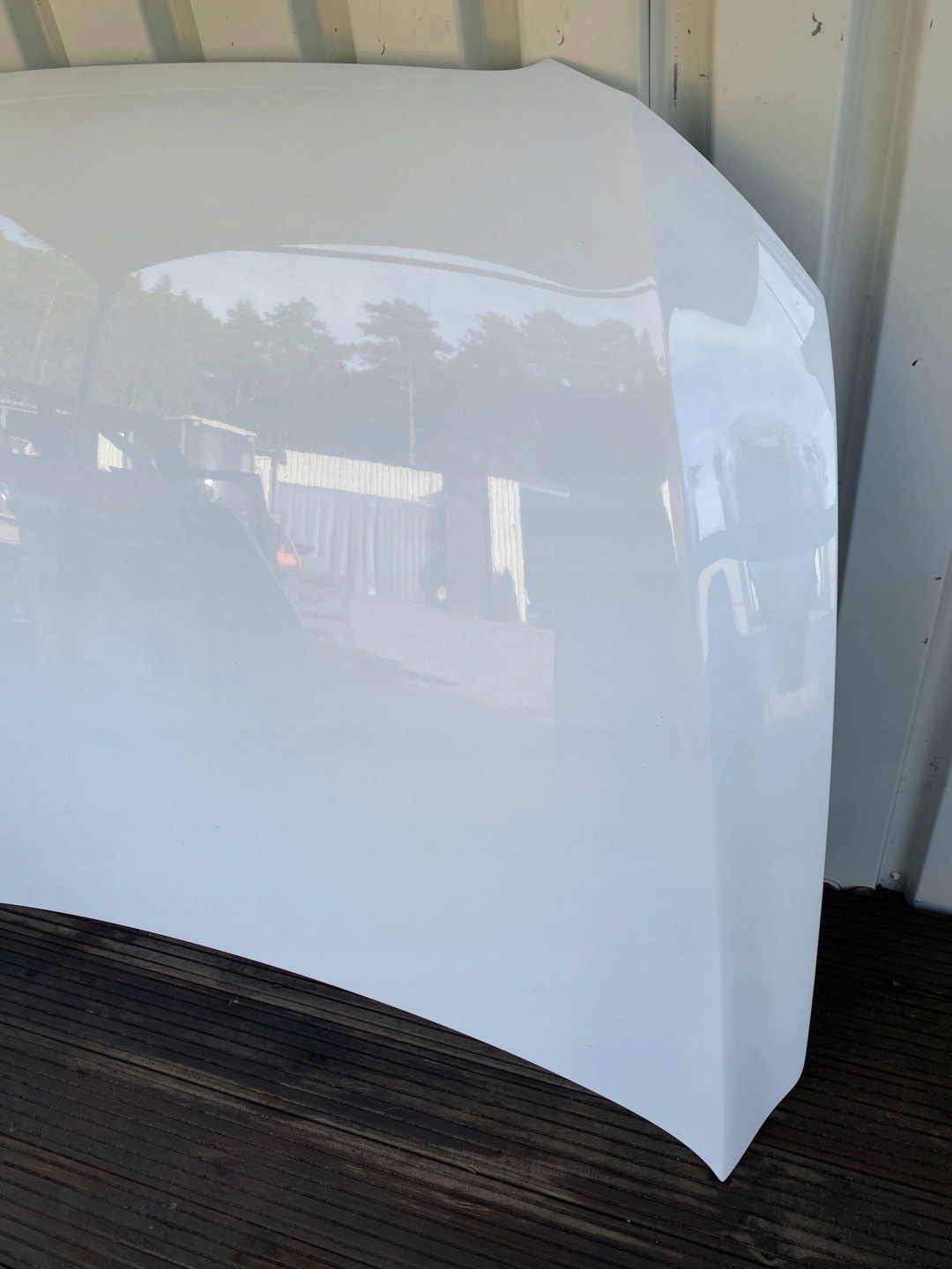 AUDI Q5 8R 08-12r original complète capot avant LY9C blanc
