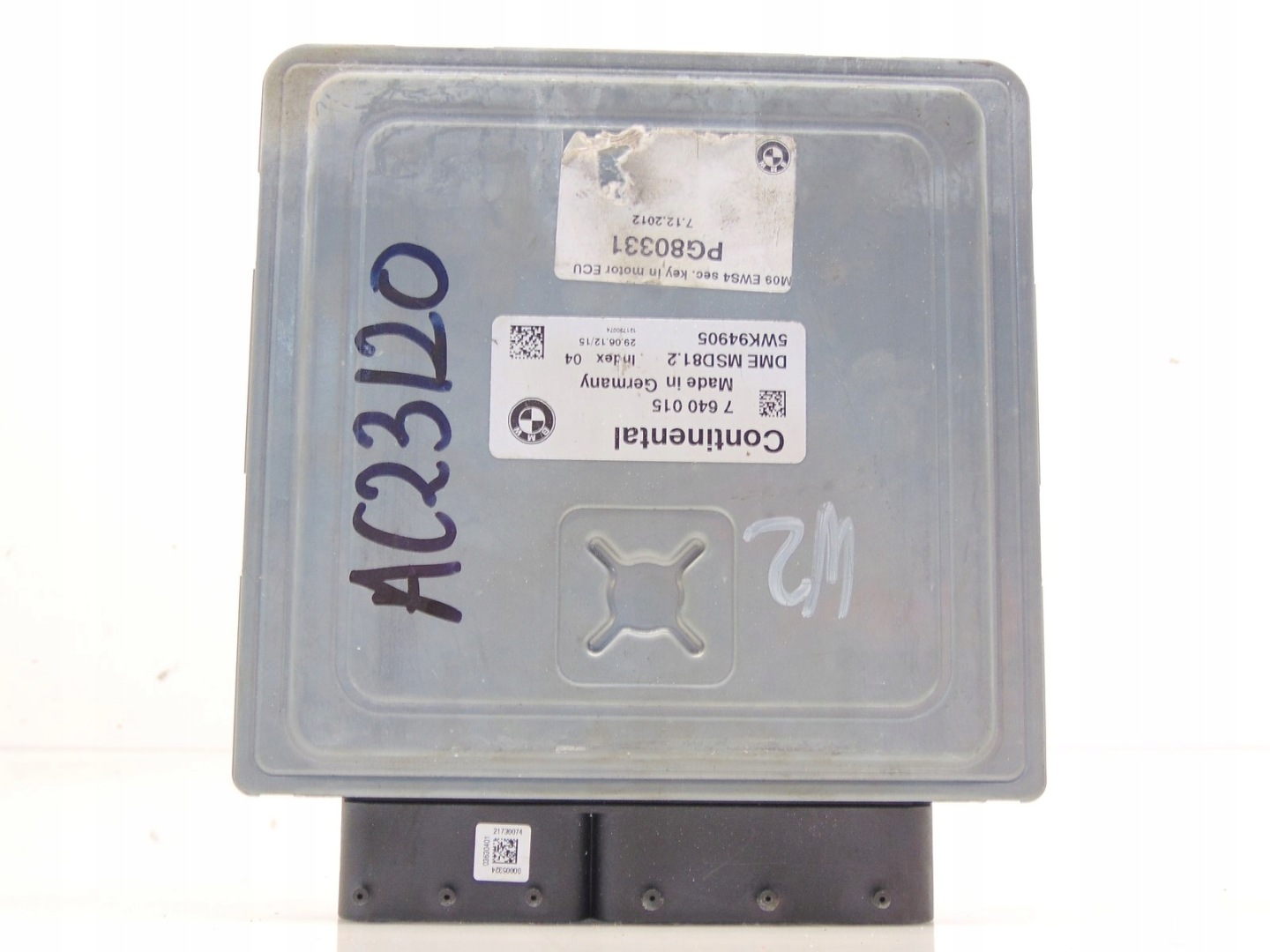 computer control unit of the engine BMW 5WK94905
