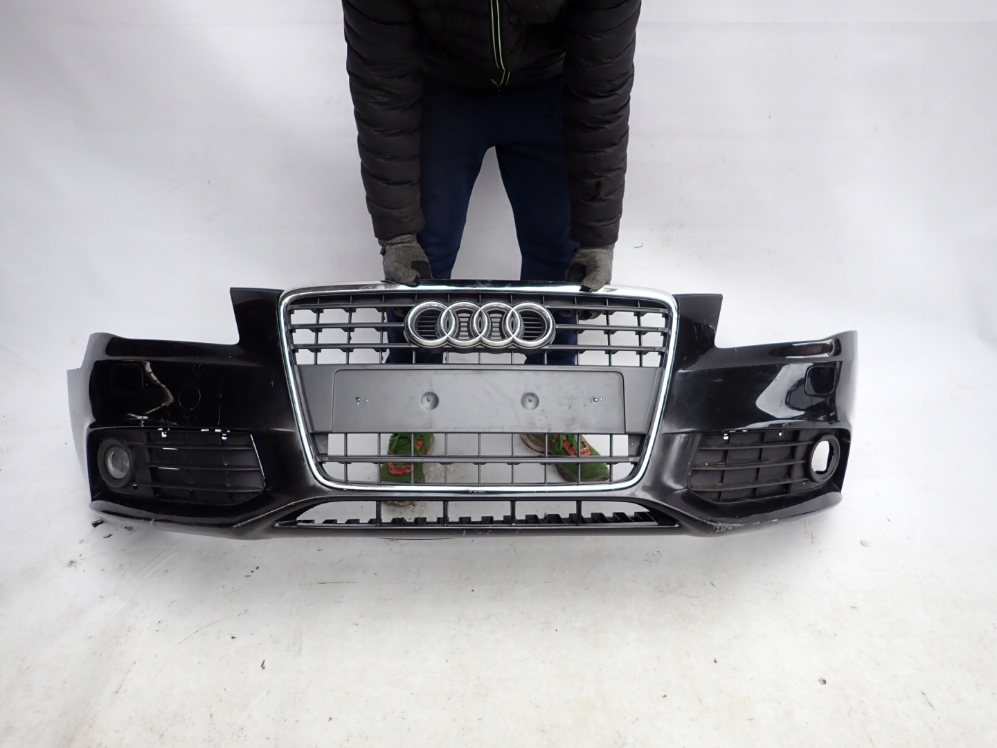 AUDI A4 B8 8K 08-11 bumper front front PDC SPR + cover