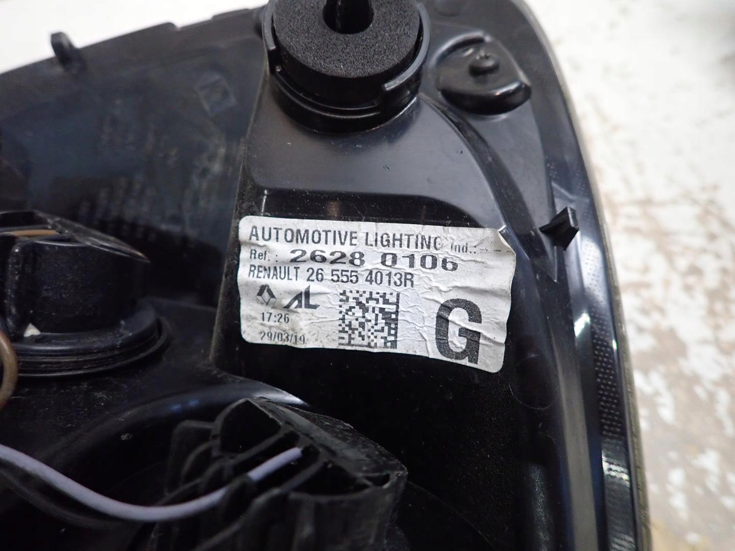 light rear part rear left RENAULT ZOE 2012-2019 26280106