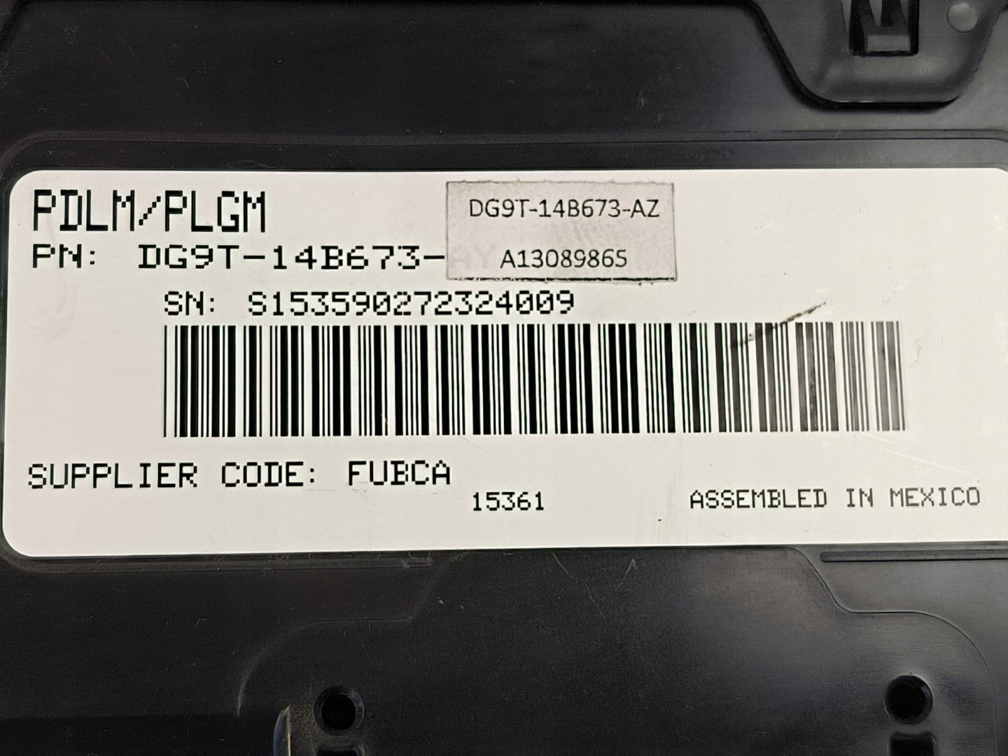Module DG9T-14B673-AZ FORD MONDEO MK5