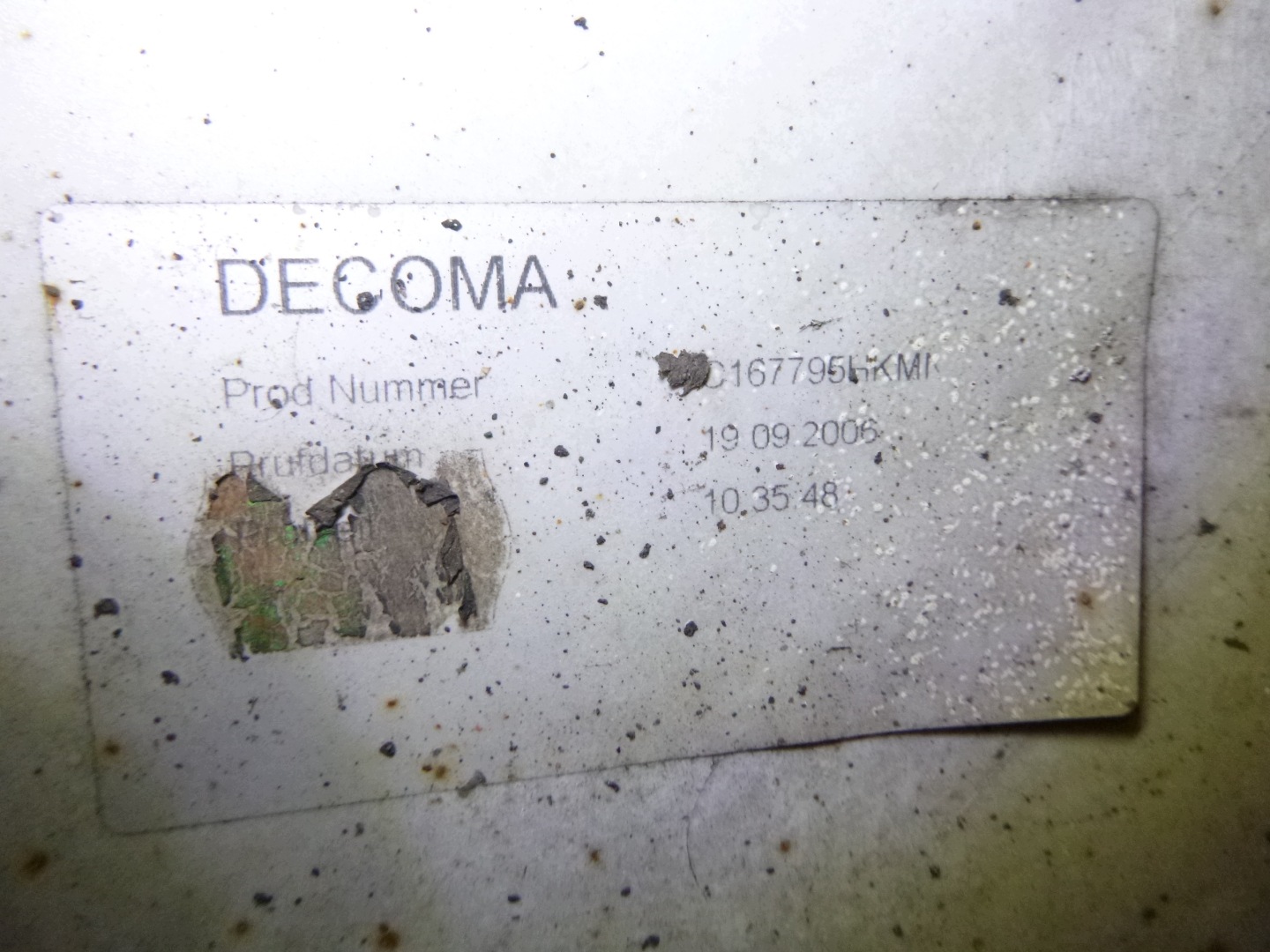 bumper rear part Opel Vectra C FL kombi 05-08 PDC