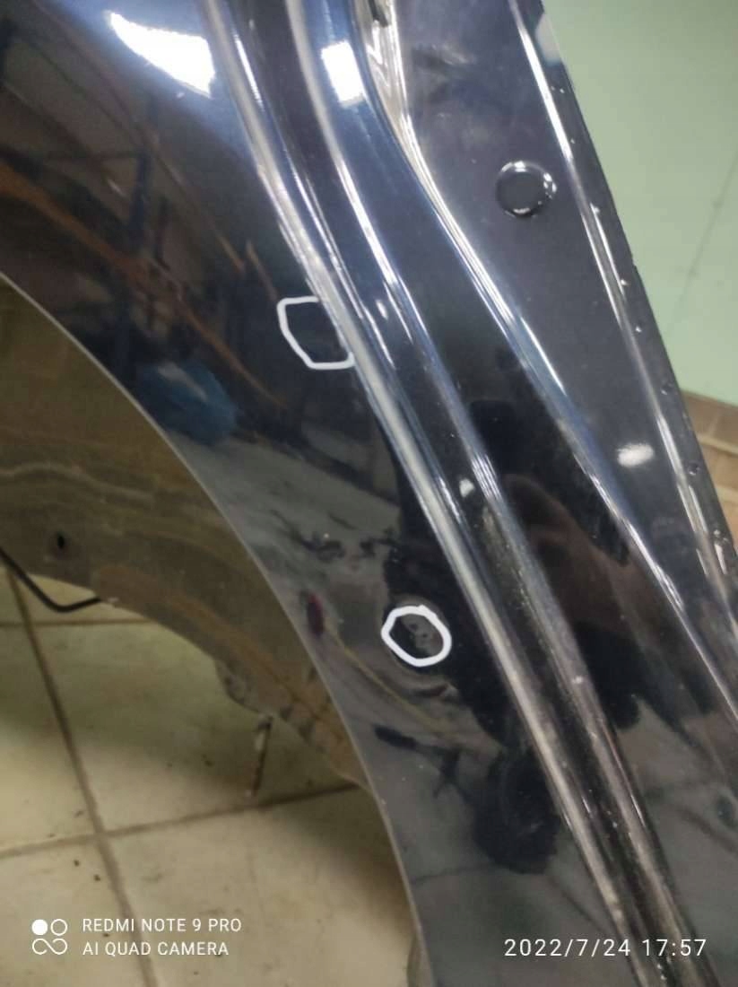 quarter rear part right side Mazda 6 3 2015