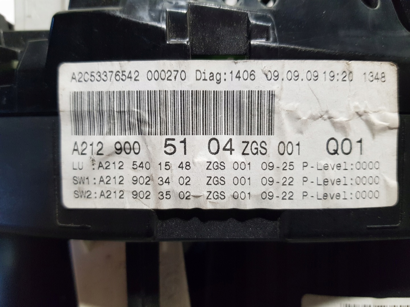 MERCEDES W212 2.2 CDI dials dials ANGLIK
