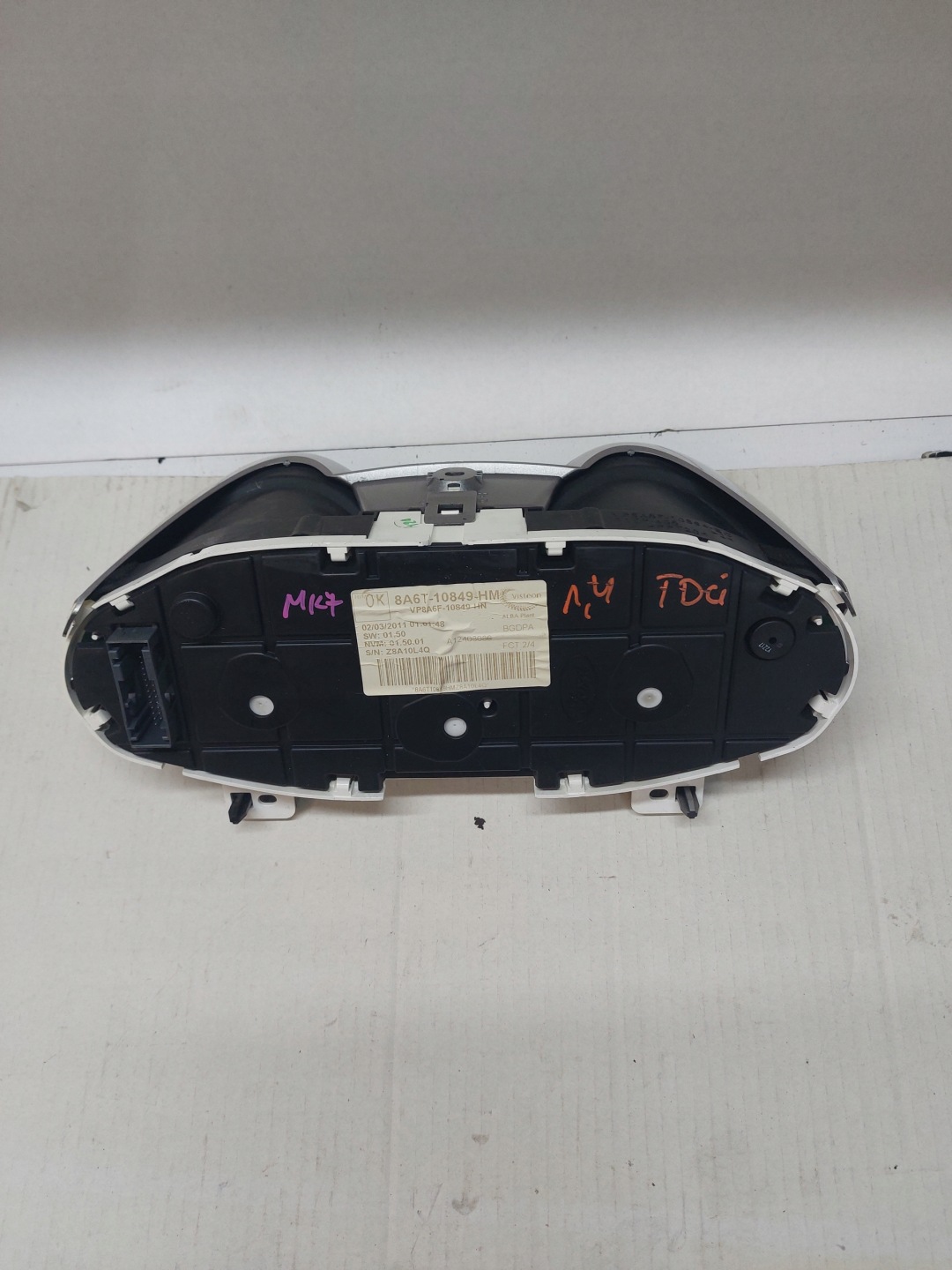 dials dials FORD FIESTA MK7 1.4 TDCI 8A6T-10849-HM