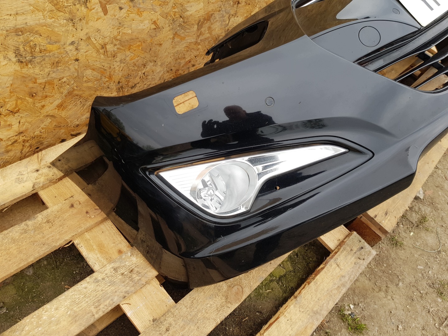 HYUNDAI I40 bumper front front black PDC XENON washers fog lights KPL