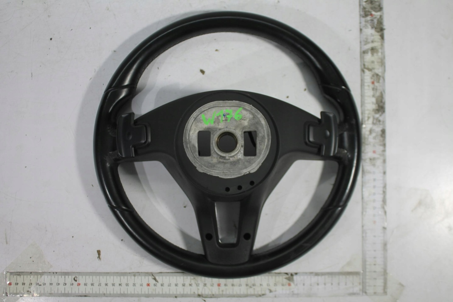 steering wheel, leather with shifting MERCEDES W176 12-18