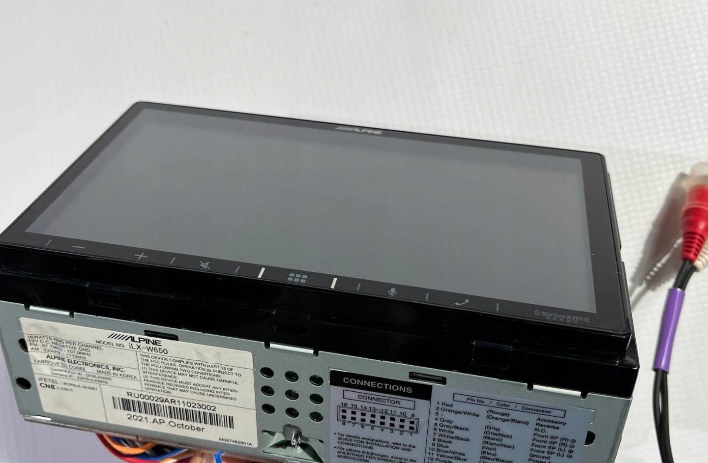 Stacja multimedialna radio ALPINE ILX-W650